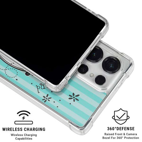 Disney Alice in Wonderland (animated) Silhouette in the Mirror Galaxy S25 Ultra Clear Case